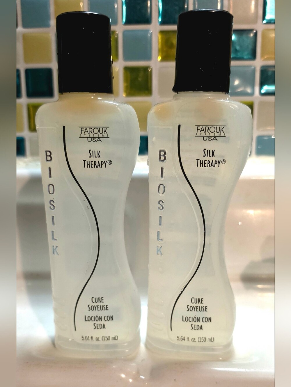 NEW VINTAGE BioSilk Silk Therapy Original 5.64 fl oz LOT of 2